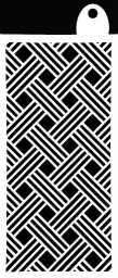 Stencil - Basket Weave (6x3 inch)